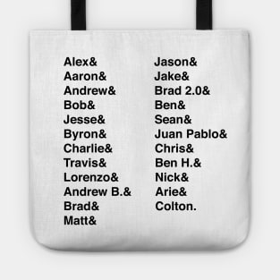 The Bachelor List Tote