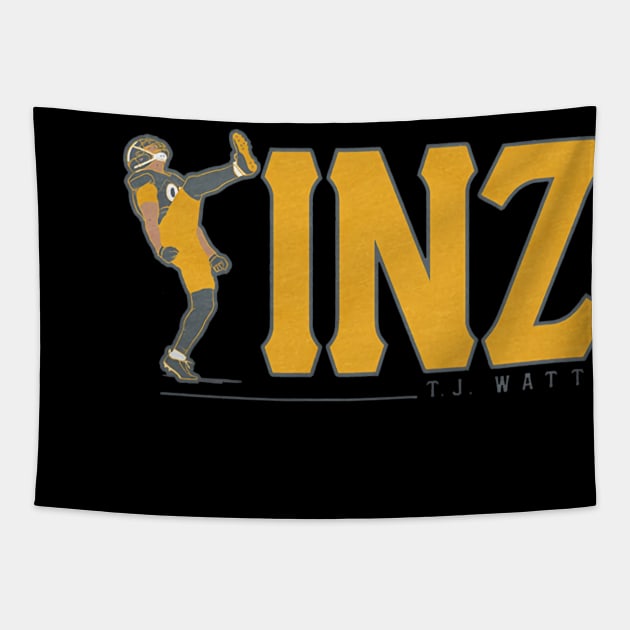 T.J. Watt Yinz Tapestry by Chunta_Design