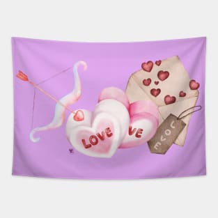 Adorable Valentine Tapestry