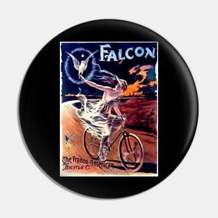 Falcon, Franco-American Bicycle Company Paris 1896 Advertisement Pin