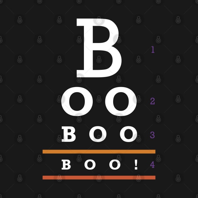 Boo! Halloween Eyechart by Dellan