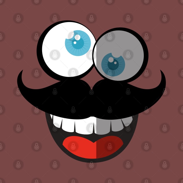 funny comic cartoon face by MNZStar