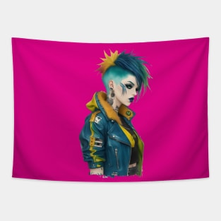 Punk Woman Tapestry