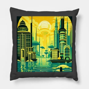 Bioshock inspired art deco (2) Pillow