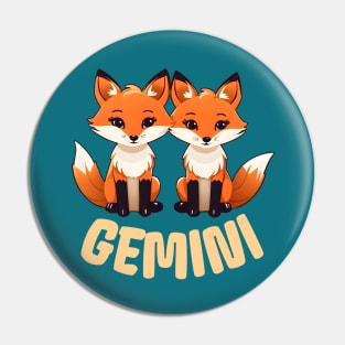 Gemini Zodiac Sign Pin