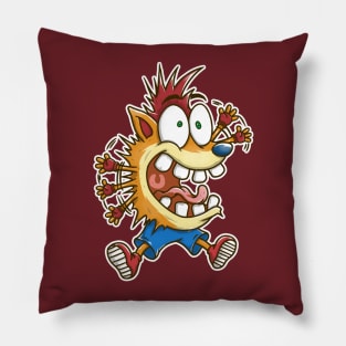 SCREAMING BANDICOOT Pillow