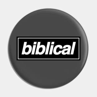 Liam Gallagher Inspired - Biblical Pin