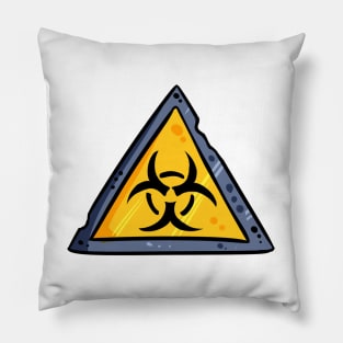 Biohazard Sign Pillow