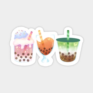 My Favorite Bubble Tea Flavors Magnet