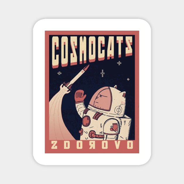 COSMOCATS Magnet by DrewBrockington