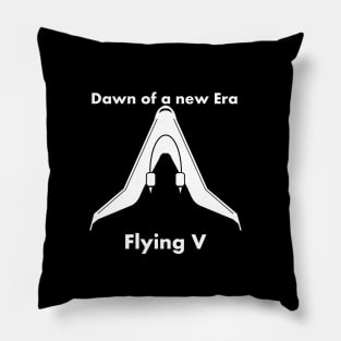 Flying V aircraft Pillow