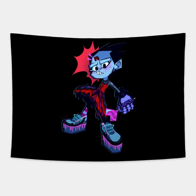 Nina Cortex Tapestry by Fluffbot's Lair