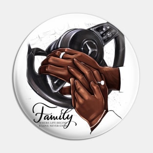 Family Together Forever Pin