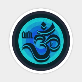 Spiritual Ice Dot Om Magnet