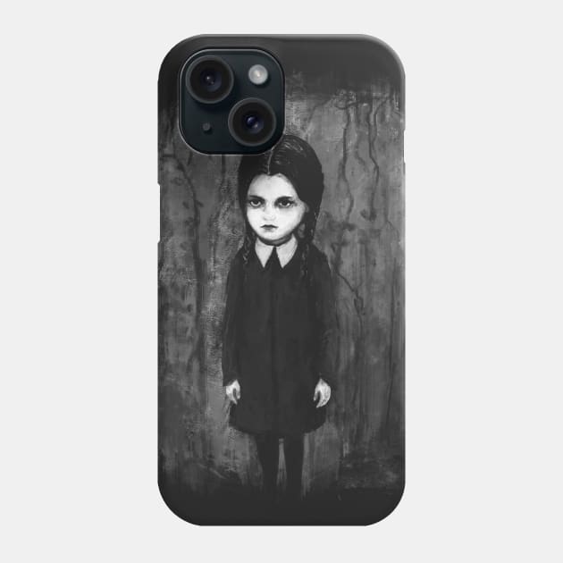 Wednesday's child is full of woe Phone Case by CrumblinCookie