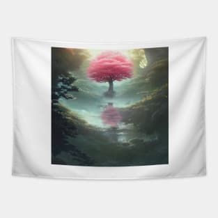 The Magic of the Sakura Tree Tapestry