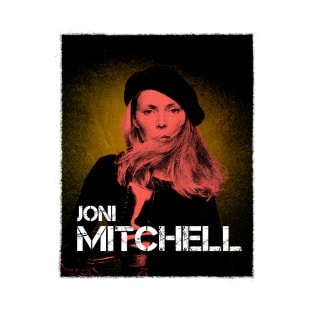 Joni Mitchell // 1970s Fan Art Design T-Shirt