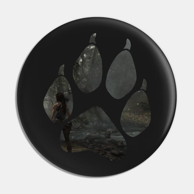 Tomb Raider - Stranded Pin by Aleecat