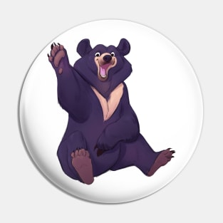 Moon bear Pin