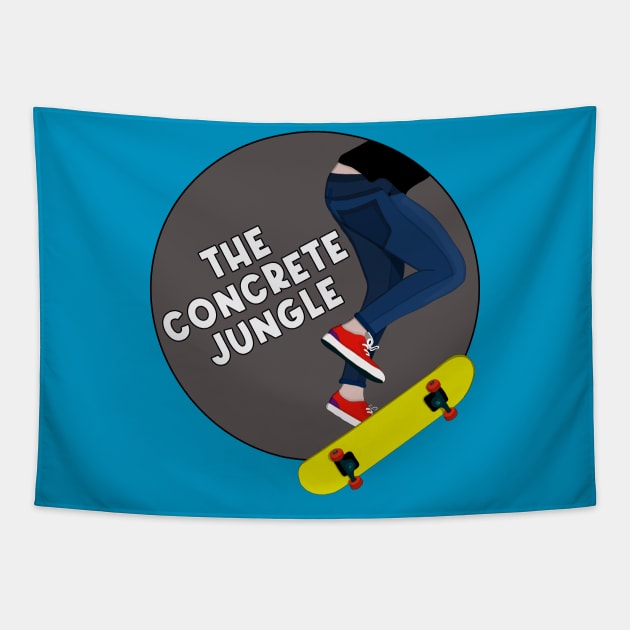 The Concrete Jungle Tapestry by DiegoCarvalho