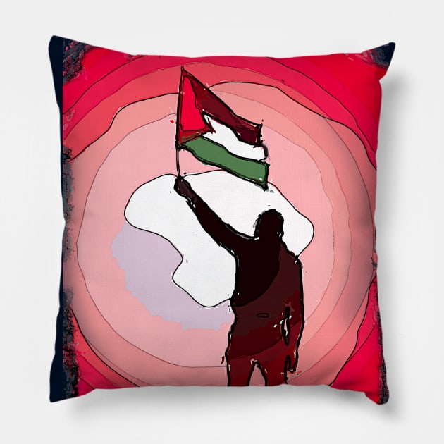 Palestine Flag Lives Matter P1 Pillow by FasBytes