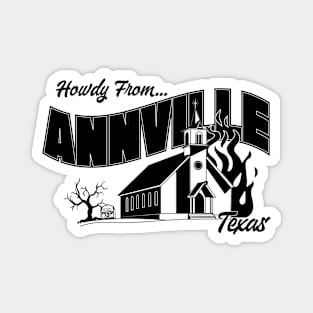 ANNVILLE - PREACHER (BLACK) Magnet