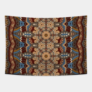 Boho Style Abstract Festive Mandala Pattern Tapestry