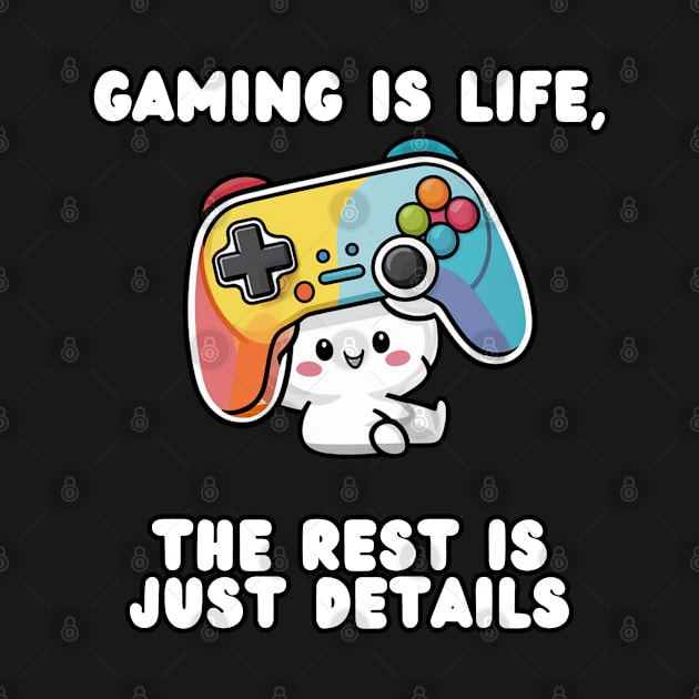 Gaming Controller Gaming is Life The Rest is Just Detail by Estrella Design