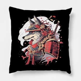 samurai dog Pillow