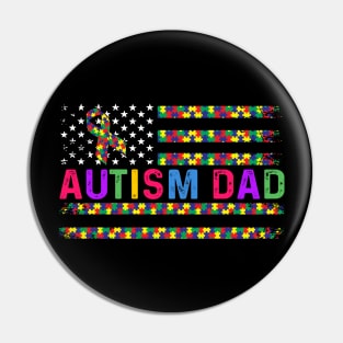 Autism Dad Pin