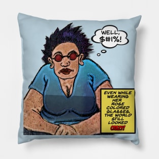 Rose Colored Glasses Pillow