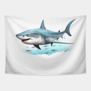 Blue Shark Tapestry