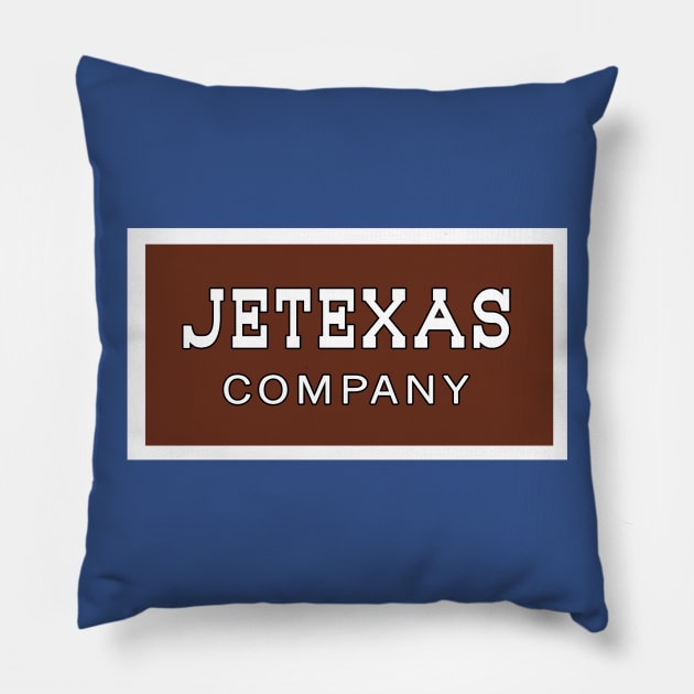 Jetexas [GIANT, 1956] Pillow by visibleotters