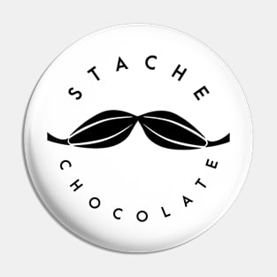 Stache Chocolate Logo Pin