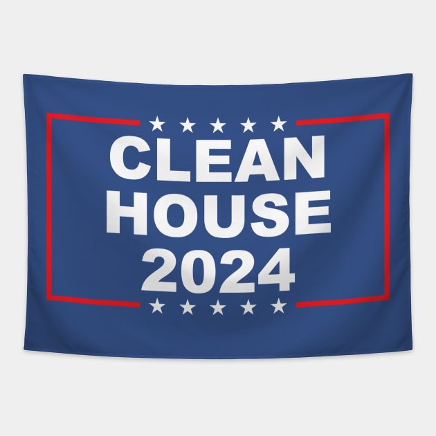 Clean House 2024 Tapestry by Stacks