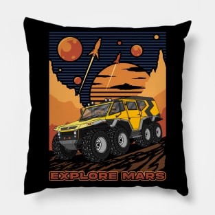 Mars 8x8 All Terrain Vehicle Pillow