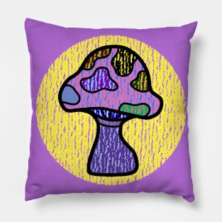 Old-School Shroom (type 3) Pillow