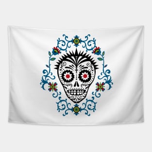 sugar skull voodoo Tapestry