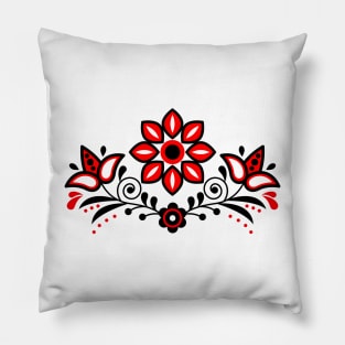 Scandinavian floral design Pillow