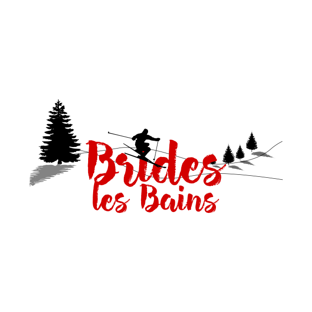 Disover Ski fun in Brides les Bains - Brides Les Bains - T-Shirt