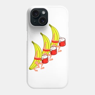 Banana Drummers Phone Case