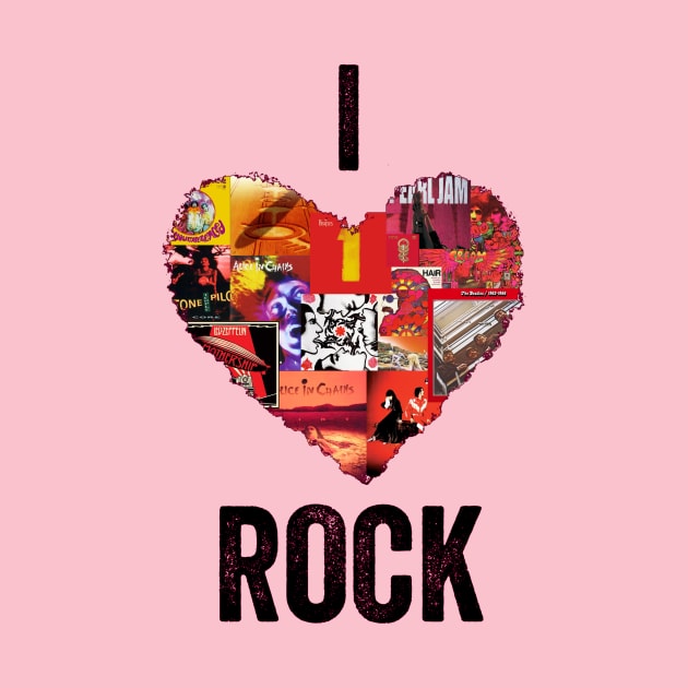 I love Rock by Whole Lotta Pixels