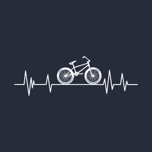 Bicycle Heartbeat,BMX Heartbeat bmx bike T-Shirt