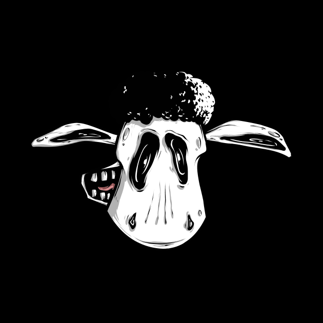 Skull Of Shaun The Sheep by Shtwork