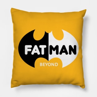 Fatman Beyond Black And White Pillow