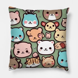 Cute kittens cute cats cute pattern Pillow