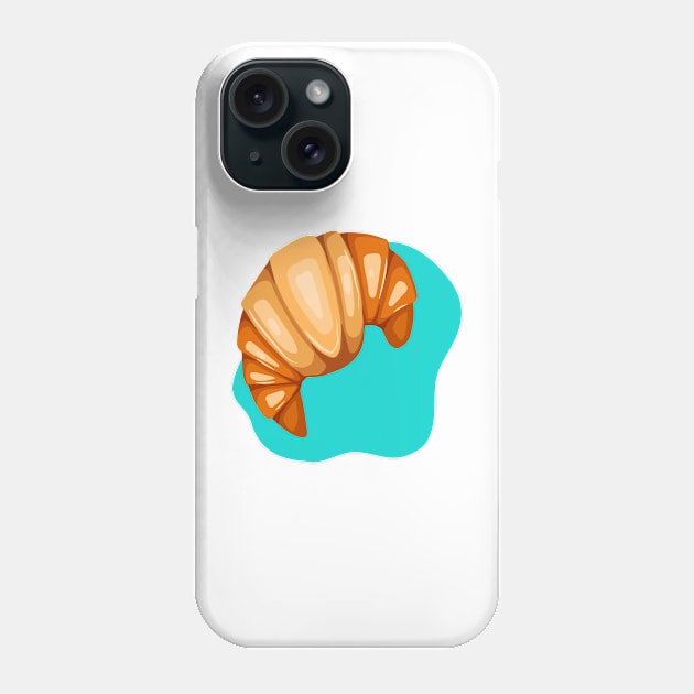 Sweet croissant Phone Case by Veleri