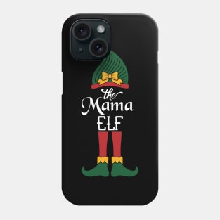 The Mama Elf Matching Family Group Christmas Party Pajama Phone Case