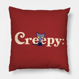 kawaii creepy alien Pillow