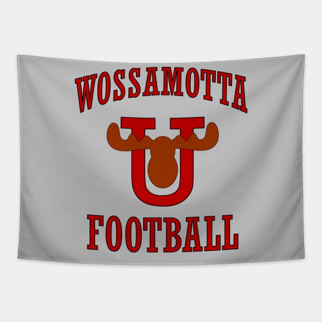 Wossamotto U Football Tapestry by IORS